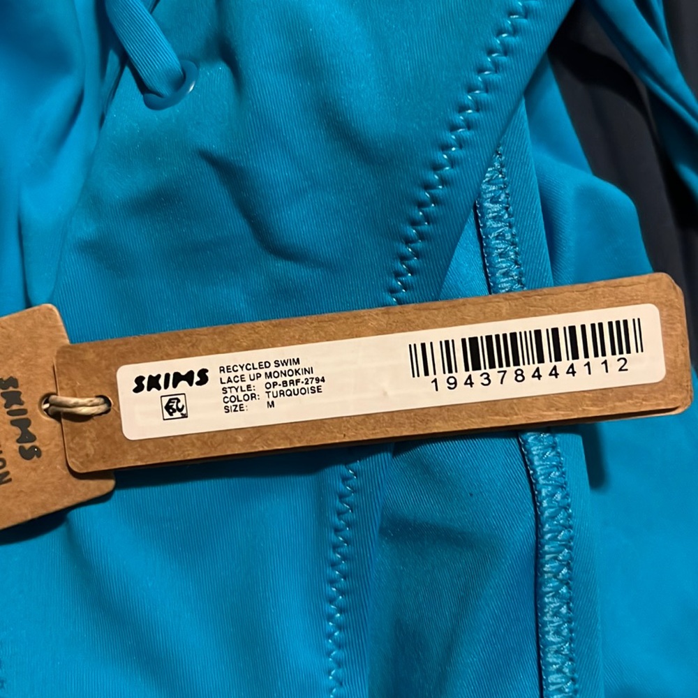 SKIMS Swim Lace Up Monokini - Picture 3 of 3